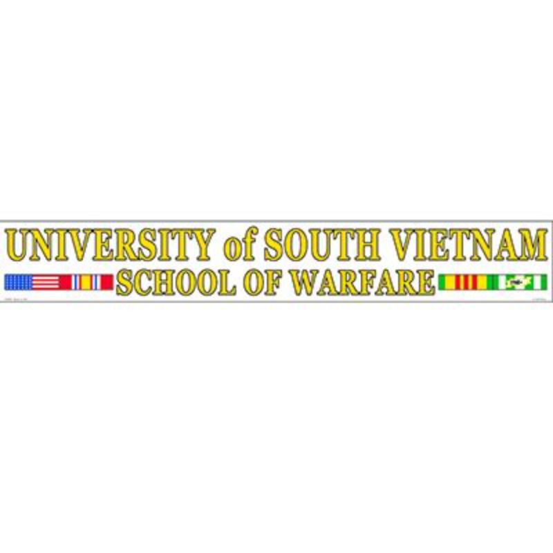 DC8901 Sticker - Vietnam, University - Clear Vinyl - 3.5 x 24 in.