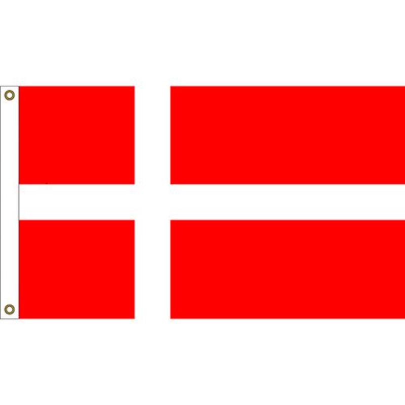 F1024 Flag - Denmark - 3 x 5 ft.