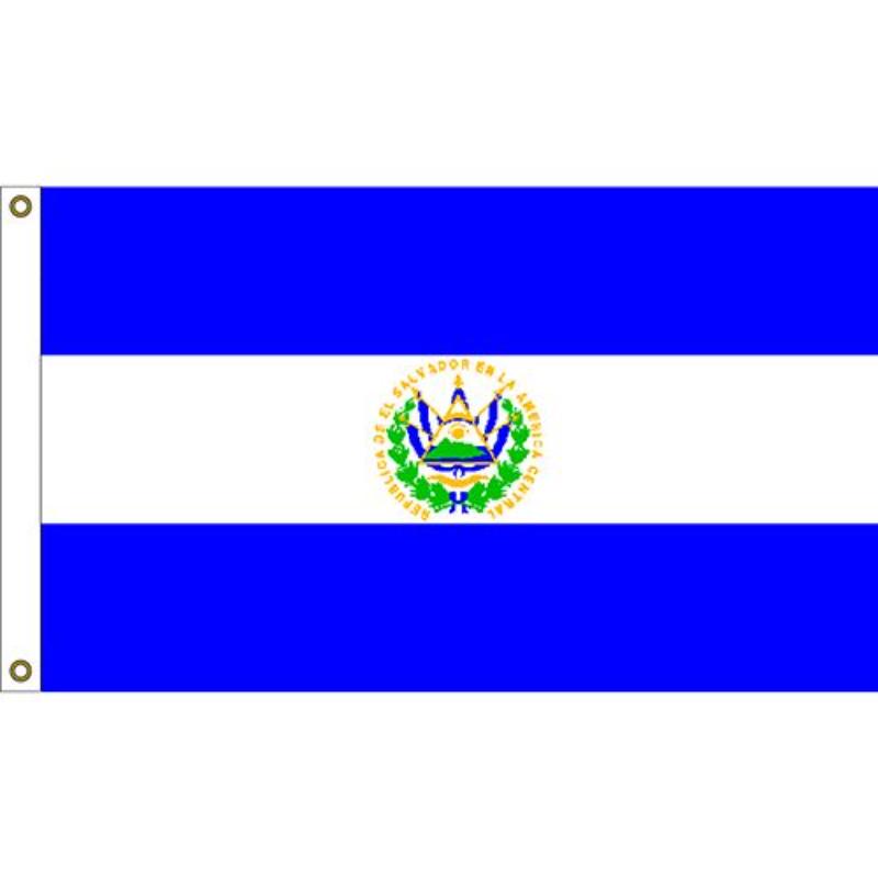 F1030 Flag - EL Salvador - 3 x 5 ft.