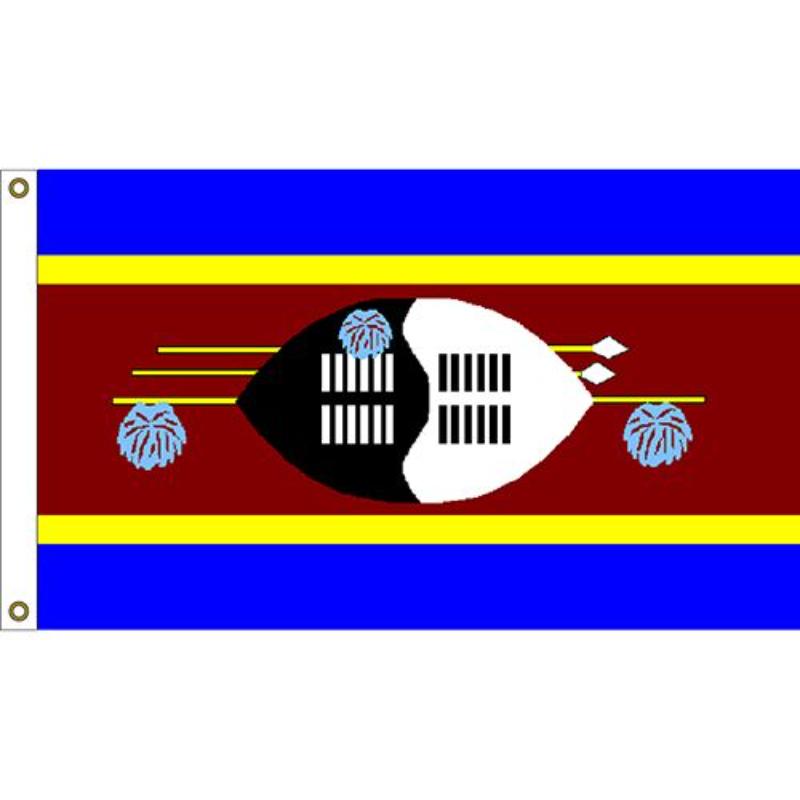 F1106 Flag - Swaziland - 3 x 5 ft.