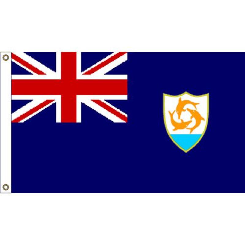F1187 Flag - Anguilla - 3 x 5 ft.