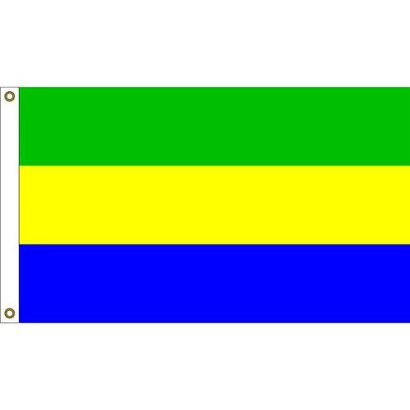 F1190 Flag - Gabon - 3 x 5 ft.