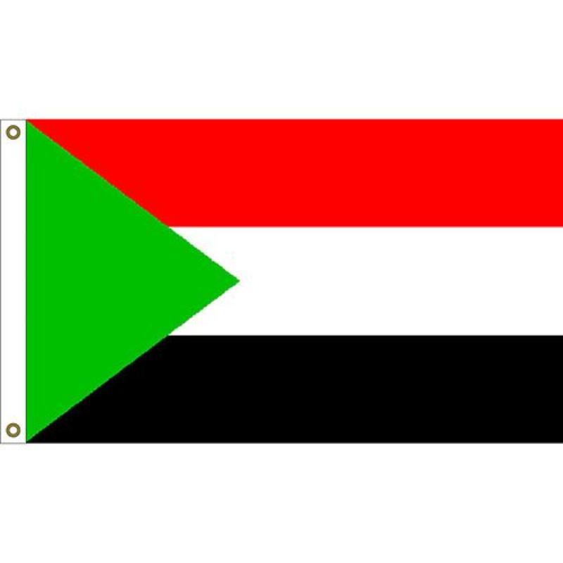 Sudan Flag - 3 x 5 ft. - Durable Material - Vibrant Design
