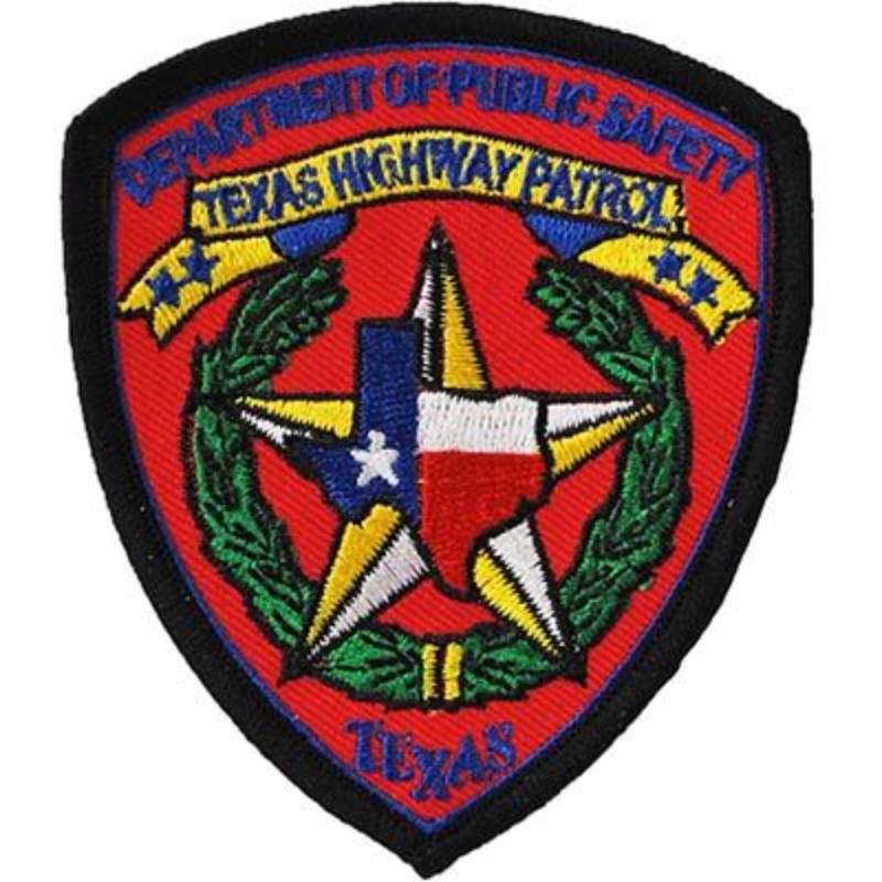 PM3343 Patch - Police, Texas - 3.25 in.