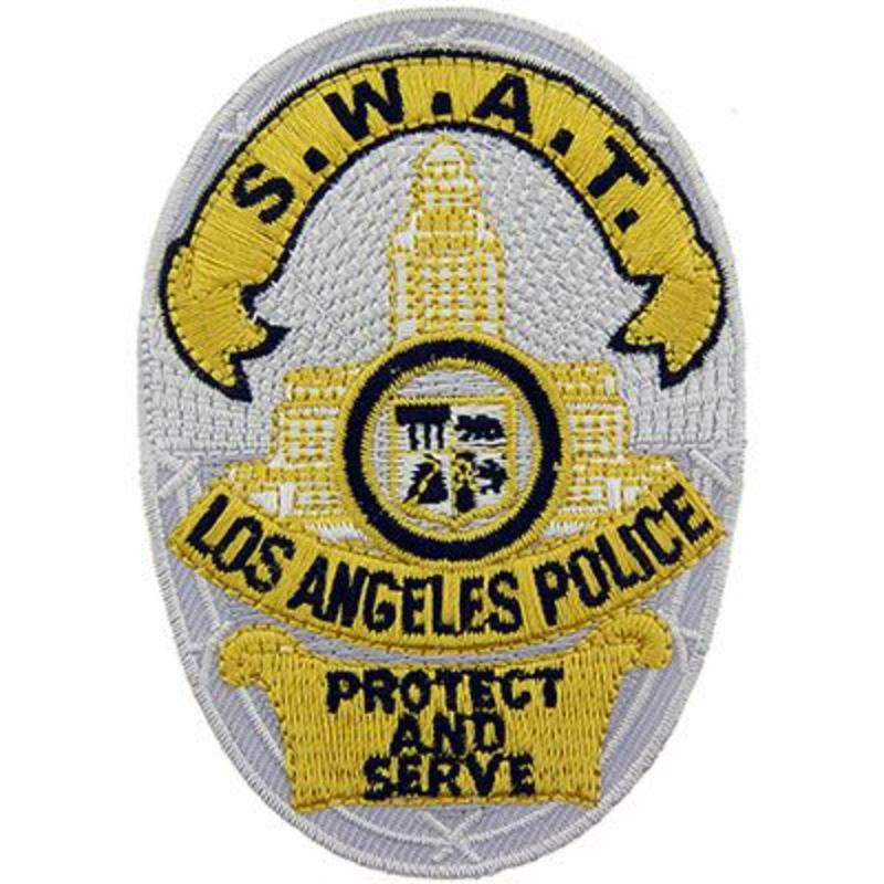 PM4044 Patch-Police, SWAT, California, LA - 3.5 in.