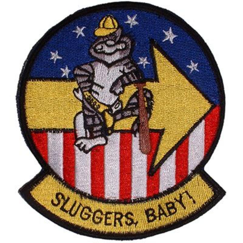 PM5352 Patch - USN, Tomcat, Sluggers - 3.38 in.