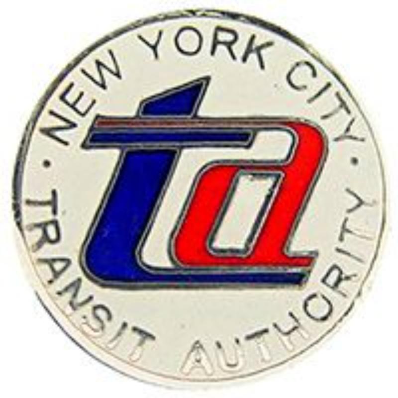 P01268 Pin - RR, NY Transit TA - 1 in.