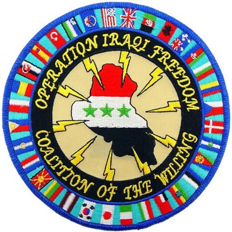 PM7801 Patch - Iraqi Freedom Coalition - 5 in.