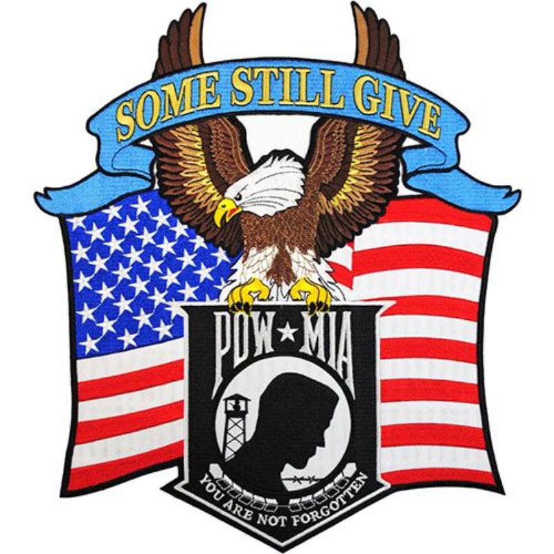 PM9087 Patch - Pow Mia, Eagle USA - Some Still Give - 12 in.