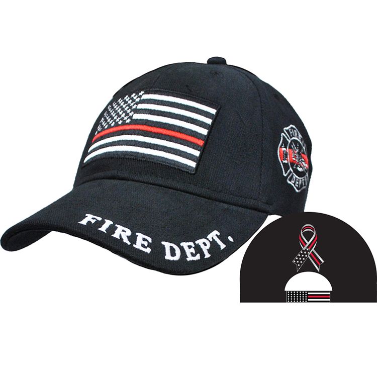 CP01703 Cap - Fire, Thin Red Line