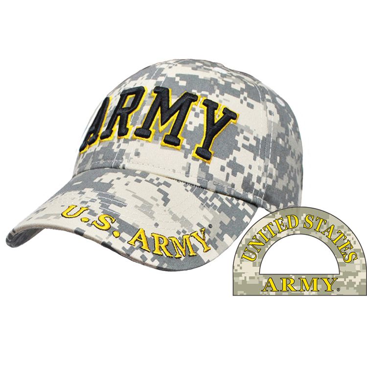 CP00128 Cap - Army, Letters - Camo