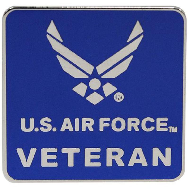 P16426 Pin - USAF Veteran, Symbol - Extra Large - 1.38 in.
