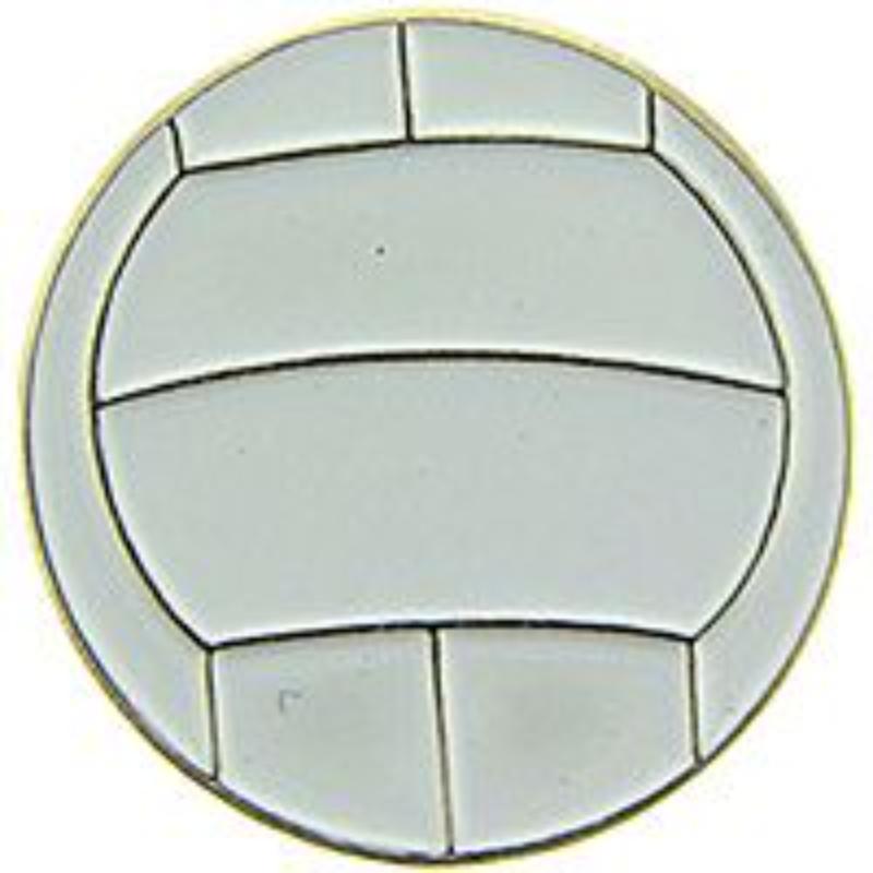 P01862 Pin - Volleyball - 1 in.