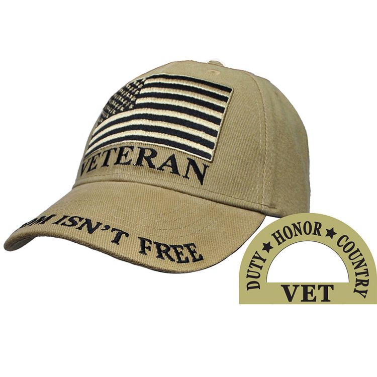 CP00804 Cap - American Veteran, Dark Desert