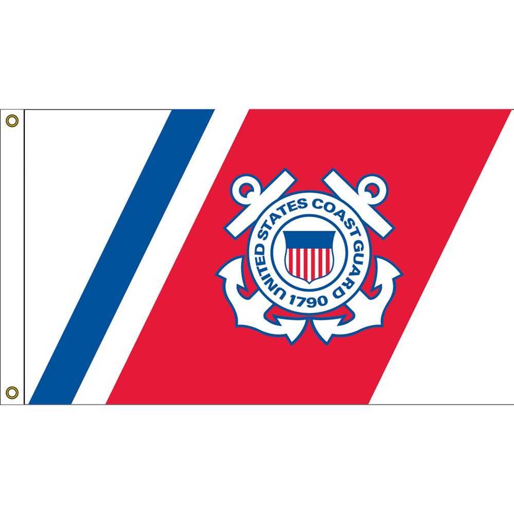 F2326 Flag - United States Coast Guard, RW&B - 2 x 3 ft.