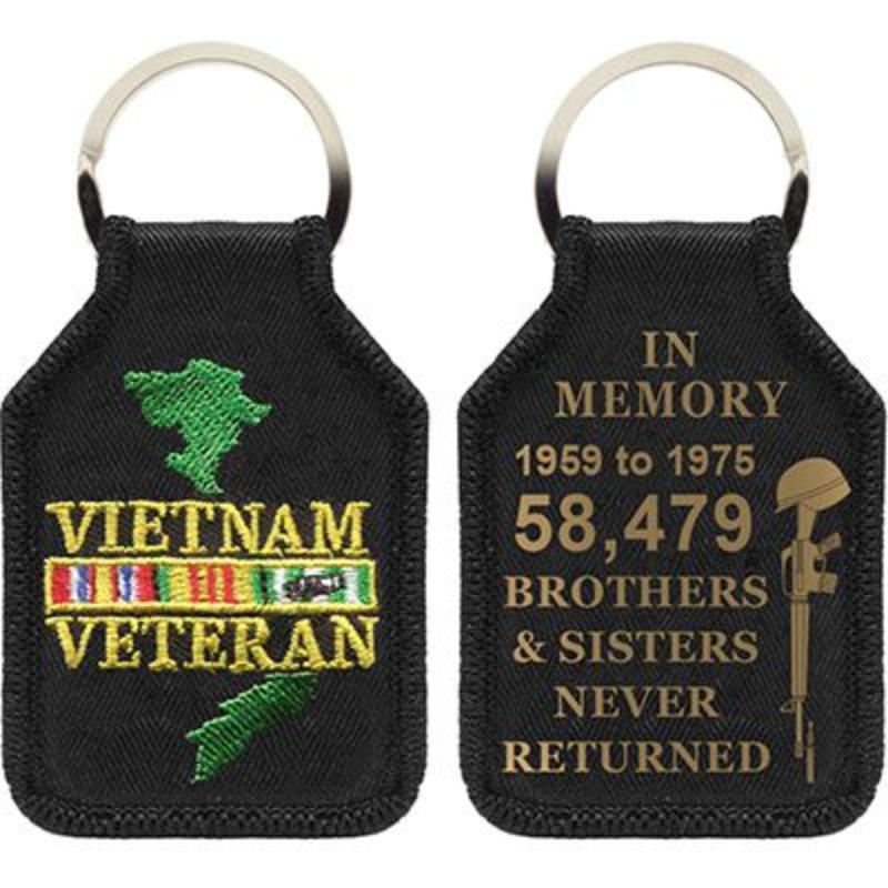 KC0187 Key Ring - Vietnam Memoriam - Embark - 1.88 x 2.75 in.