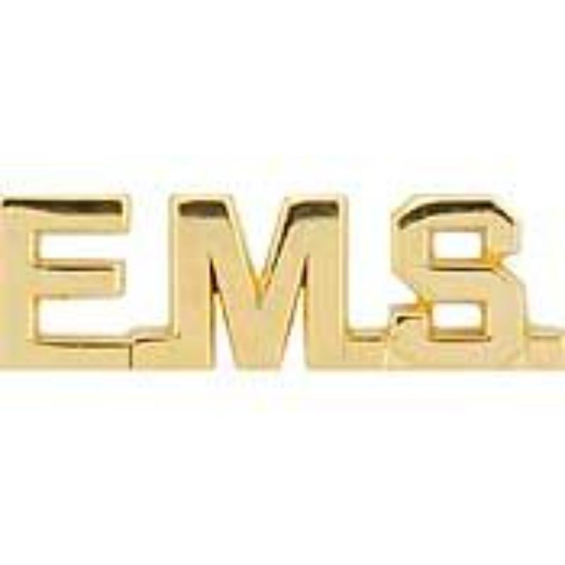 P02401 Pin - EMS, Script - Gold - 1 in.