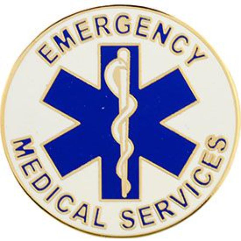P03719 Pin - EMS Logo, Large - 1.5 in.