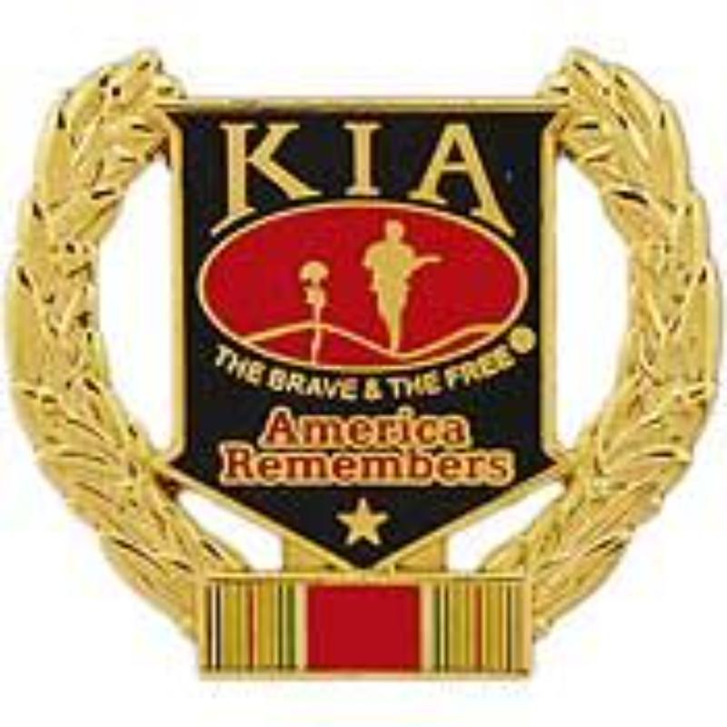 P12222 Pin - Kia, Honor World War II - 1.125 in.