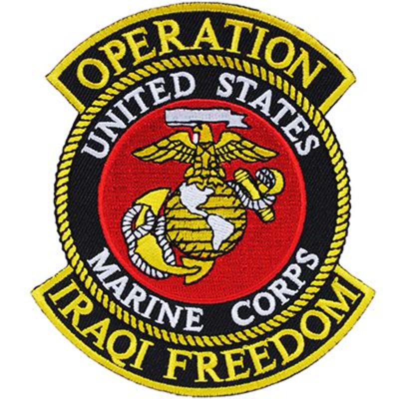 PM1166 Patch - Iraqi Freedom United States Marine Corps - 4 in.