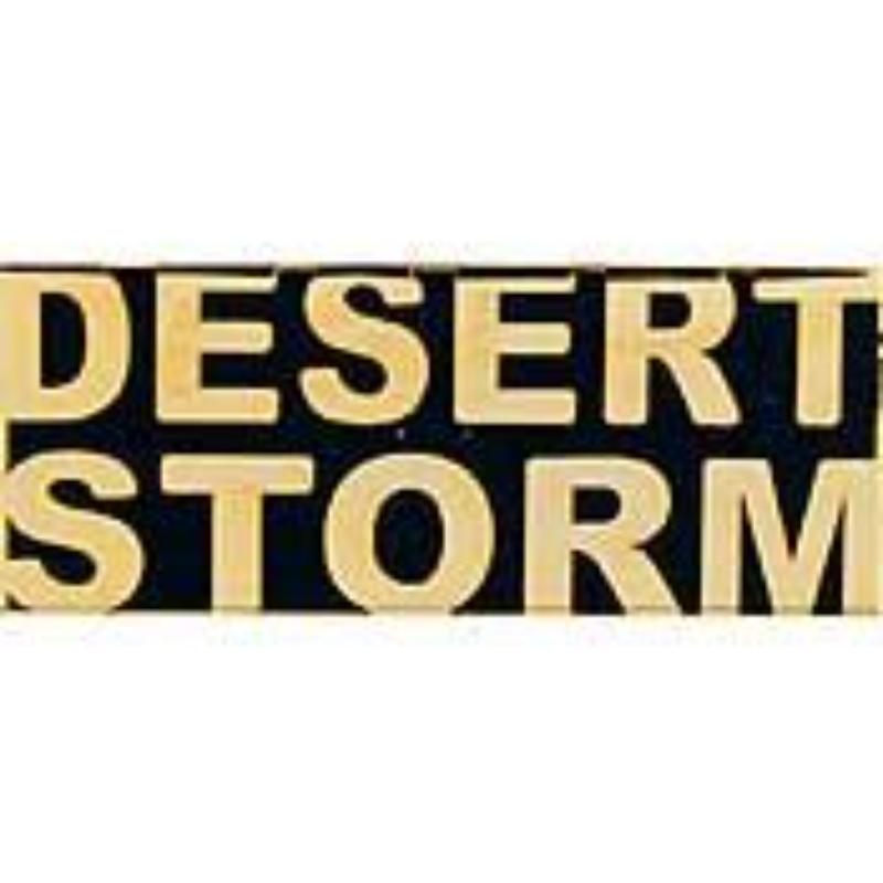 P12803 Pin - Desert Strom Script - 1.25 in.