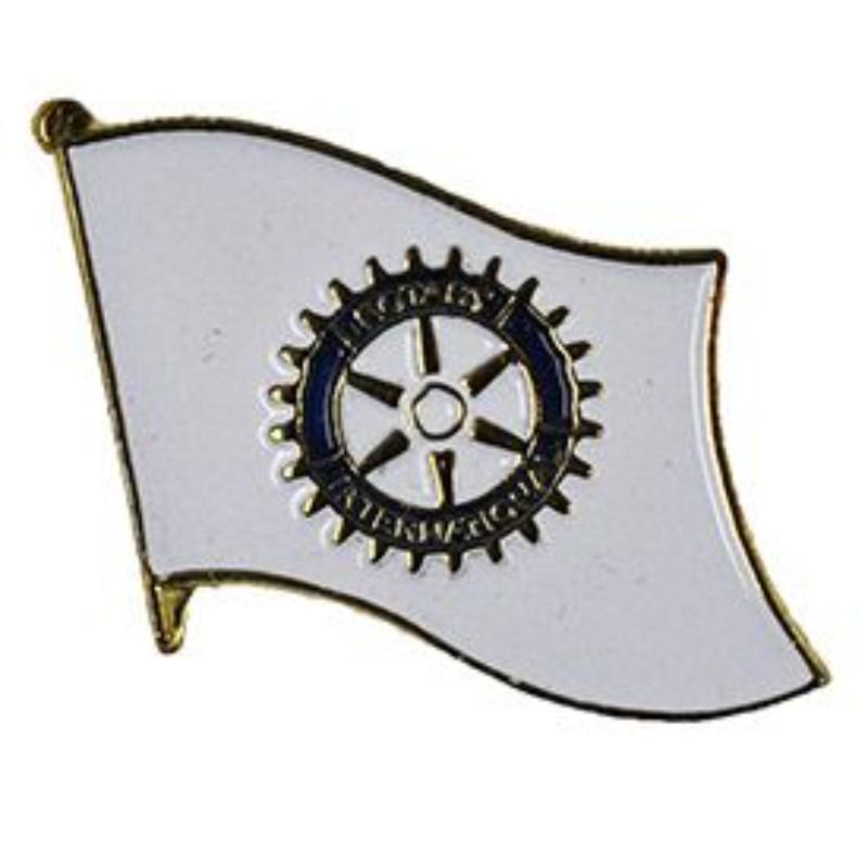 P05744 Pin - Orange, Rotary, Flag - 1 in.