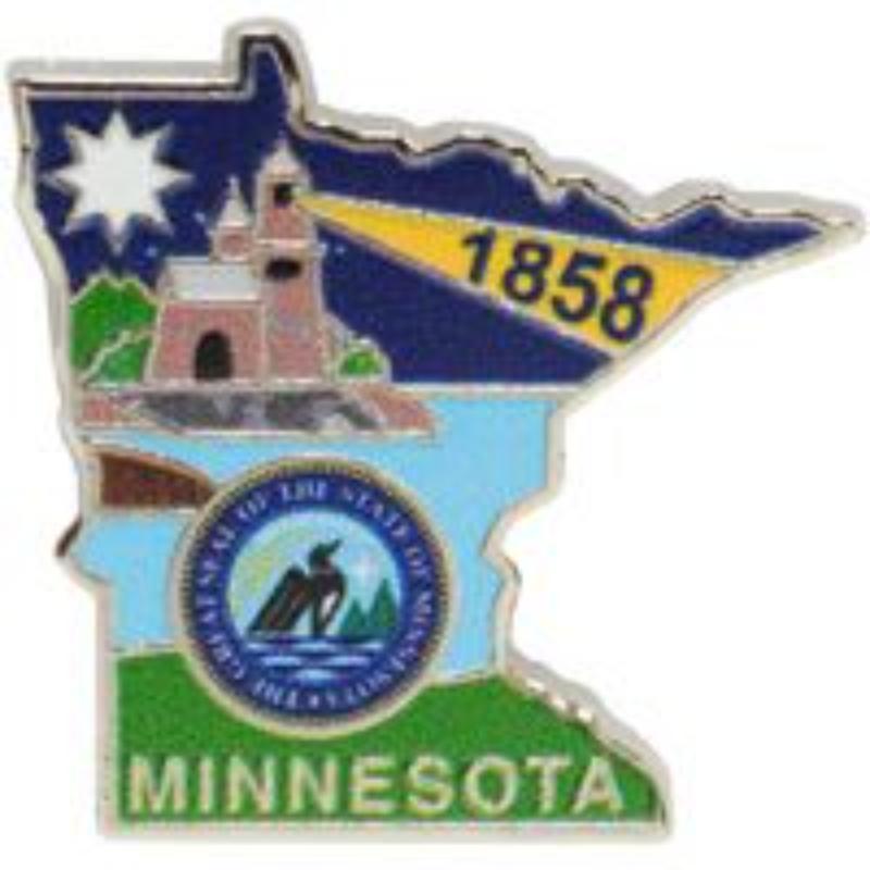 P09224 Pin - Minnesota - 0.94 in.