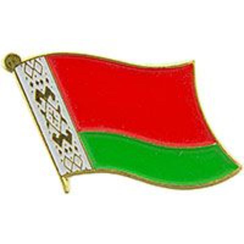 P09504 Flag Pin - Byelorus - 1.625 in.