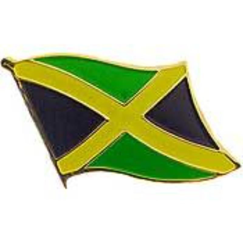 P09557 Flag Pin - Jamaica - 1.625 in.
