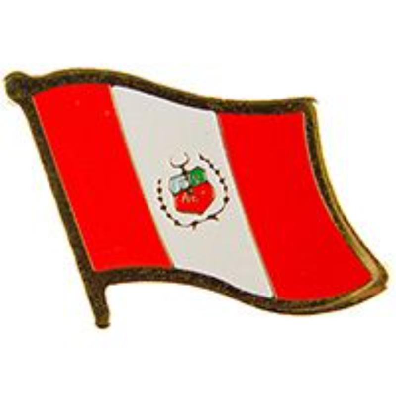 P09586 Flag Pin - Peru - 1.625 in.