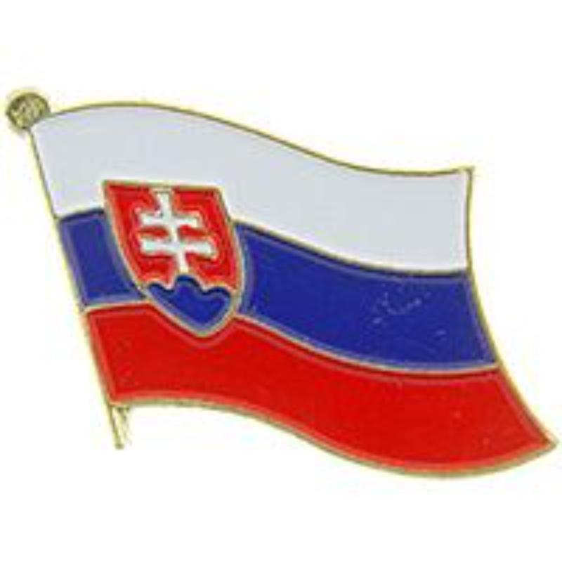 P09651 Flag Pin - Slovakia - 1.625 in.
