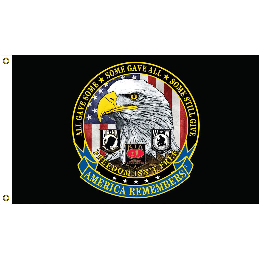 F1888 Flag - America Remembers - 3 x 5 ft.