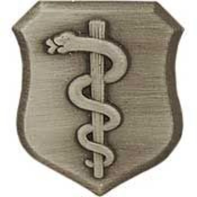 USAF Physician Basic Pin - Gold - 1 in. - Durable Material - Official Military Theme