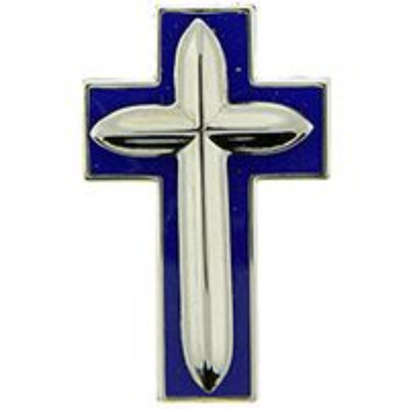 P12402 Pin - USAF, Chaplain, Christian - 1 in.