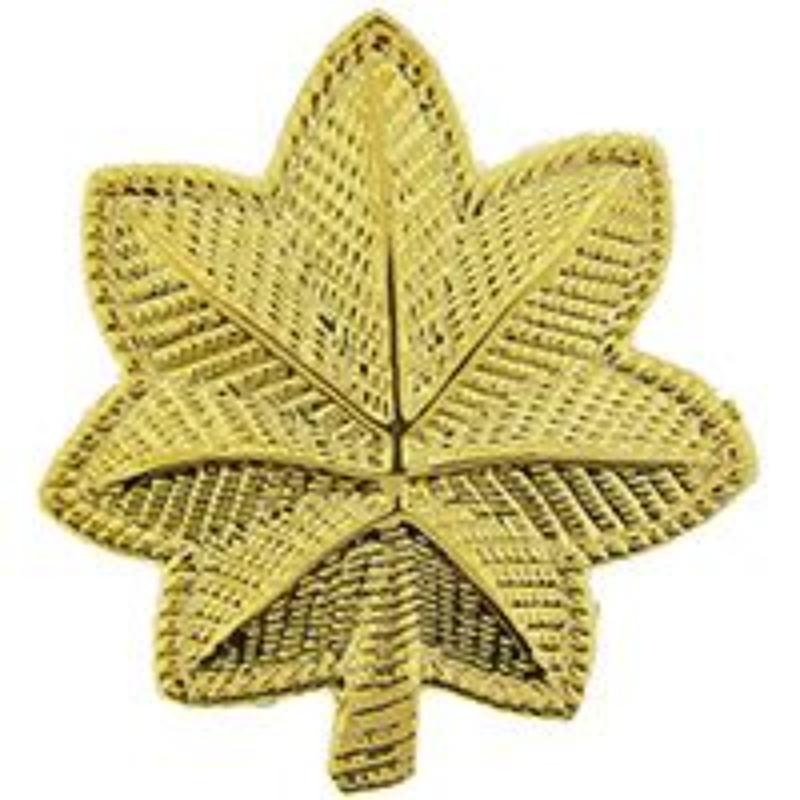 Army Major Rank Insignia - Gold - 1.125 in. - Durable Design