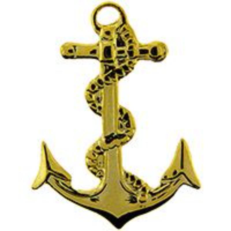P14085 Pin - USN, Anchor - 1 in.