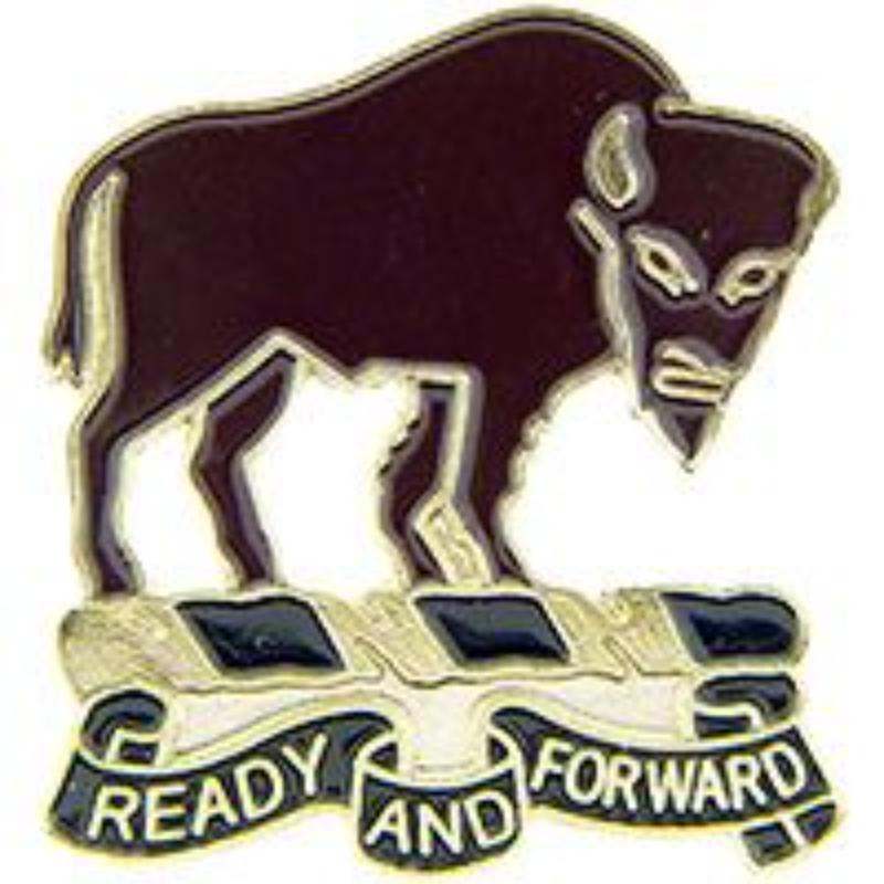 P14137 Pin - Army, 10th Cavalry Regiment - Buffalo Soldier - 1 in.