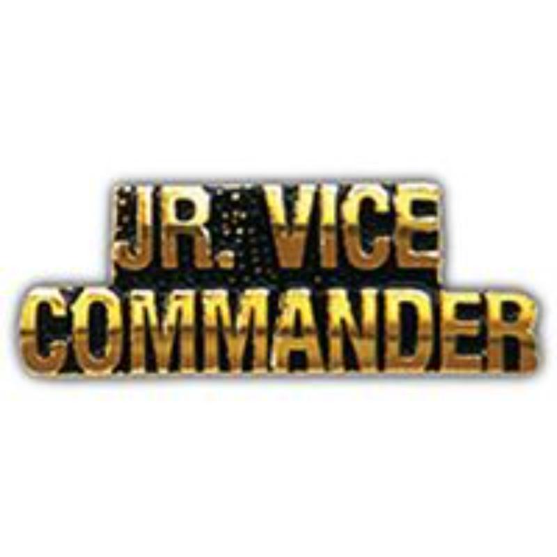 P14203 Pin - Script, Junior Vice Command - 1 in.