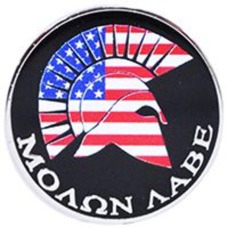P14274 Pin - Molon Labe - 1 in.