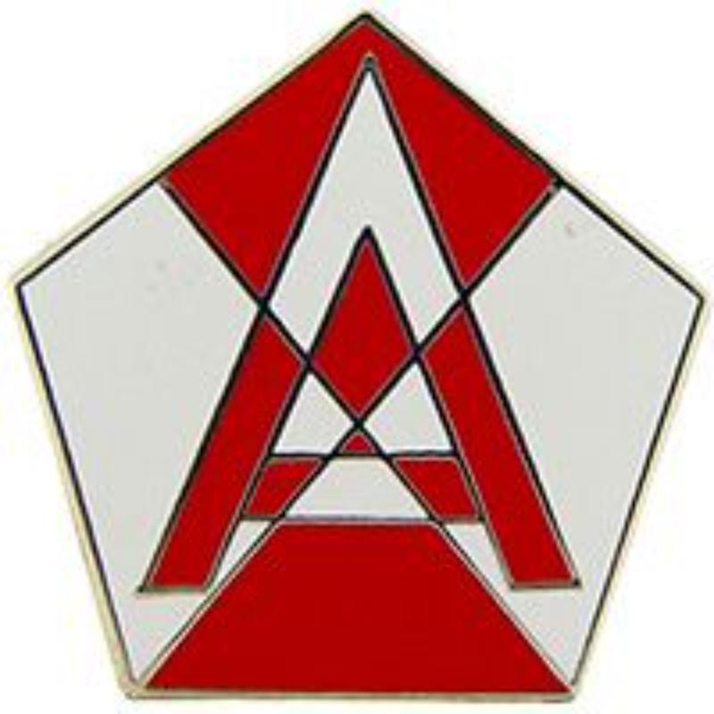 P15644 Pin - Army, 15th - 1 in.