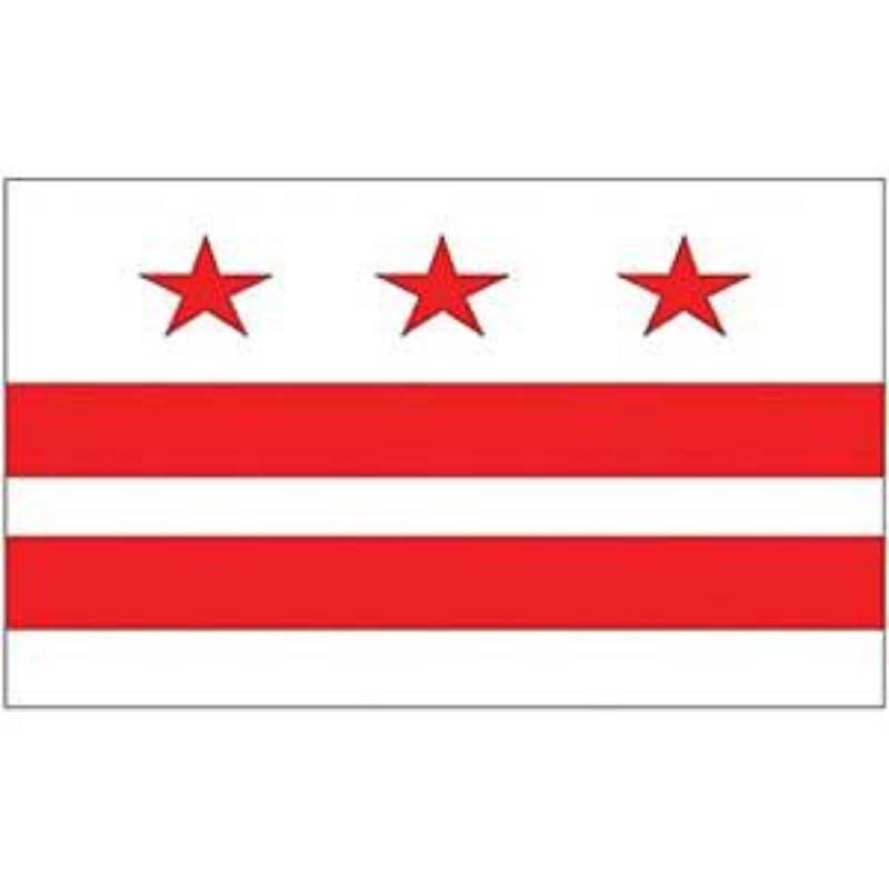F8281 Flag - Distinguished of Columbia - 12 x 18 in.