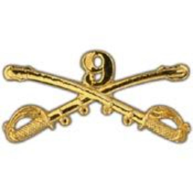 P16147 decal - Army, Cavalry Swords, 9th - 2.25 in.