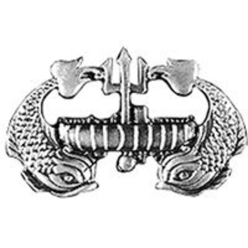 USN Submergence Deep Pewter Pin - 1.38 in. - Military Theme