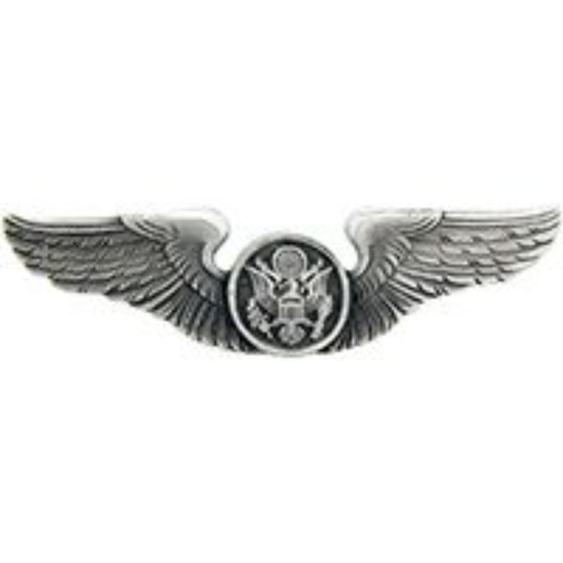USAF Aircrew Wing Pin - Silver - 2 in. - Durable Design