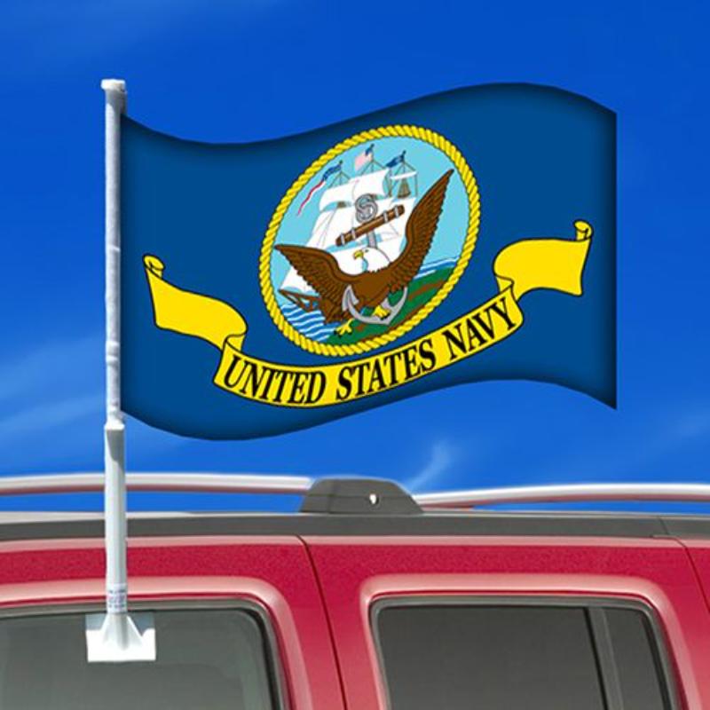 F9706 Flag - Car, USN - 12 x 18 in.