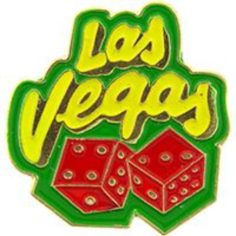 P61809 Pin - Game, LV, Las Vegas - 1 in.