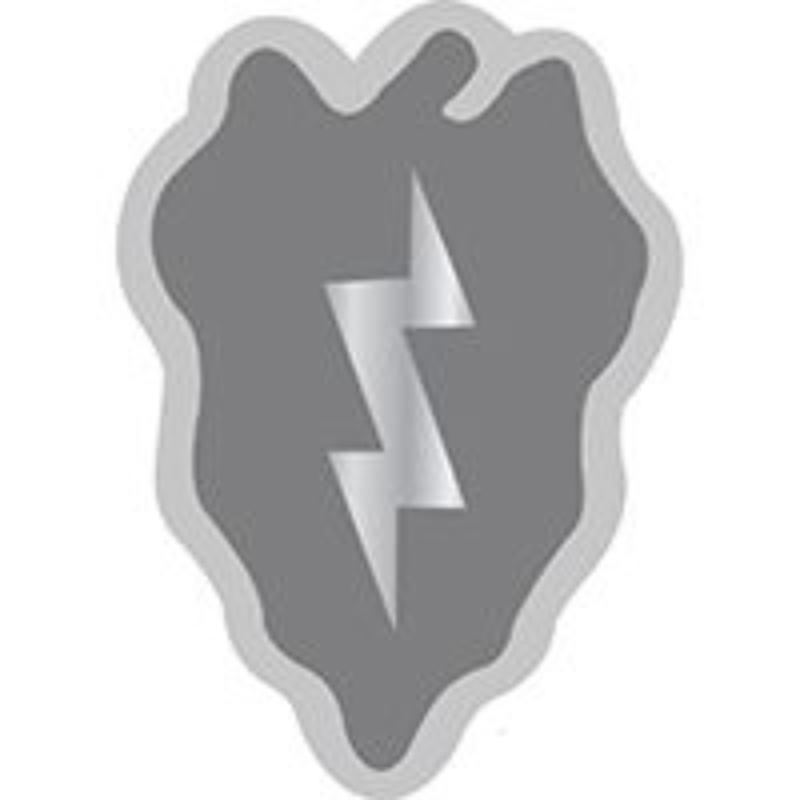 Army Pin - 25th Infantry Division - Pewter - 1 in. - Durable Design
