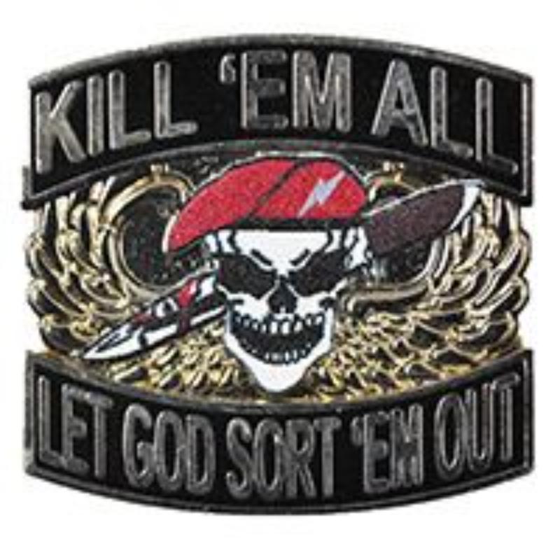 P62555 Pin - Kill EM All, Wing - 1 in.