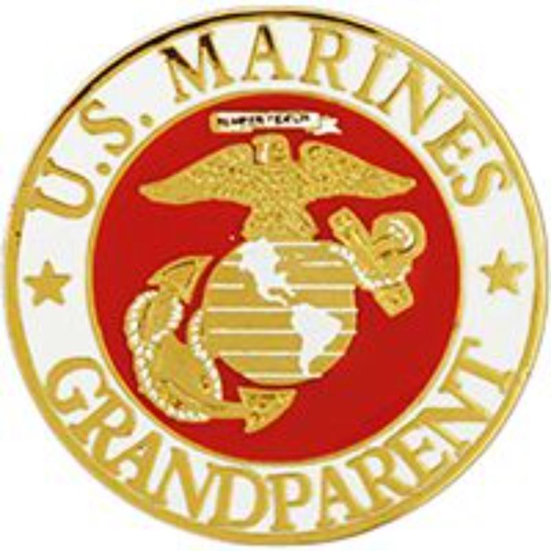 P62560 Pin - USMC Logo, Grandparent - 1 in.