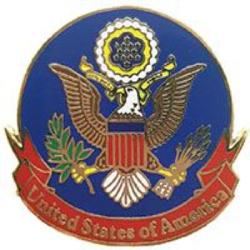 P62562 Pin - USA Seal, Eagle - 1 in.